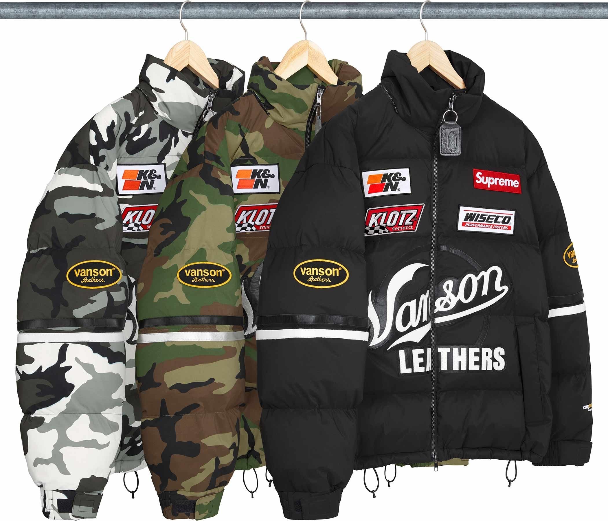 Supreme®/Vanson Leathers® Cordura® Down Jacket